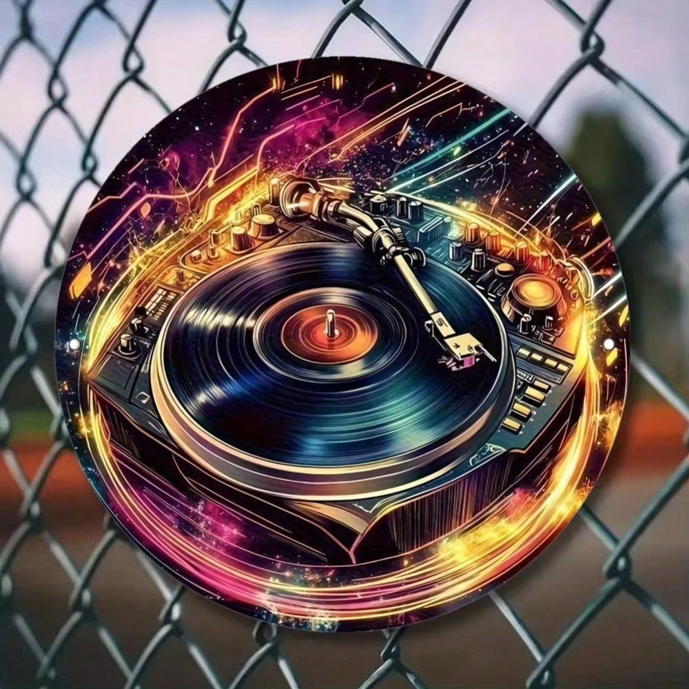 Home Decor Brand - CIFBUY Brand Vintage Iron Vinyl Record
