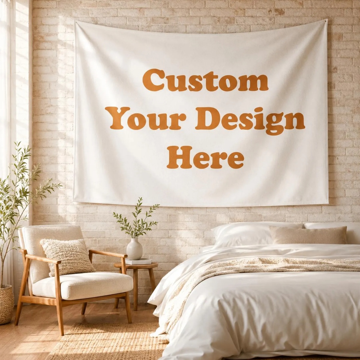 Home Decor Fabric - A Personalized Custom Tapestry—Unique Home Decor