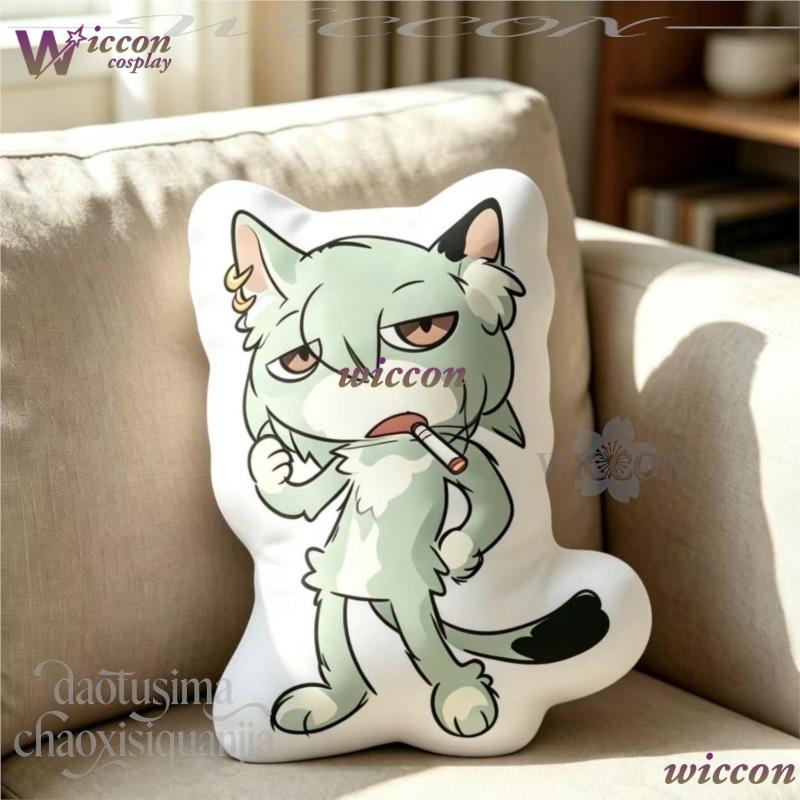 Home Decor Sofa - NebulaCloak Chainsmoker Cat Q Version Doll