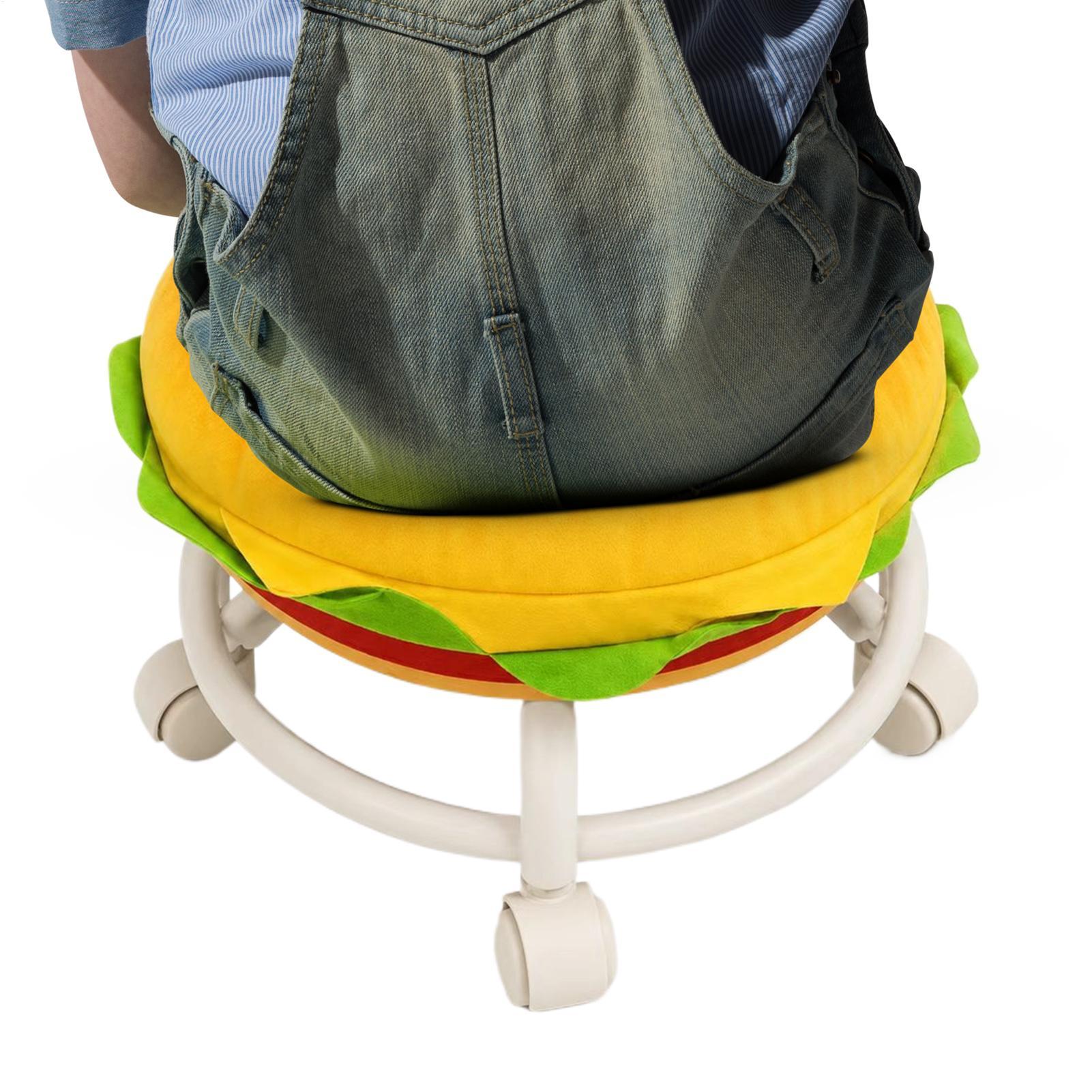Home Decor On Wheels - Rolling Stools With Wheels Soft Cute