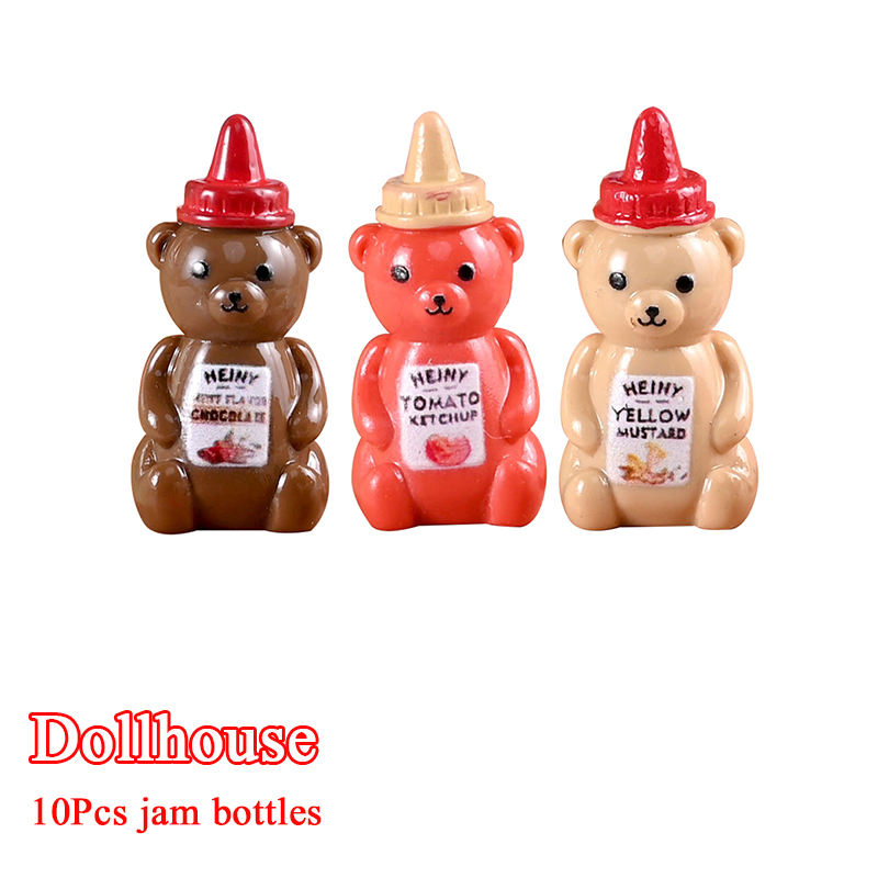 Home Decor Kolkata - 10Pcs 1/12 Dollhouse Simulated Little Bear