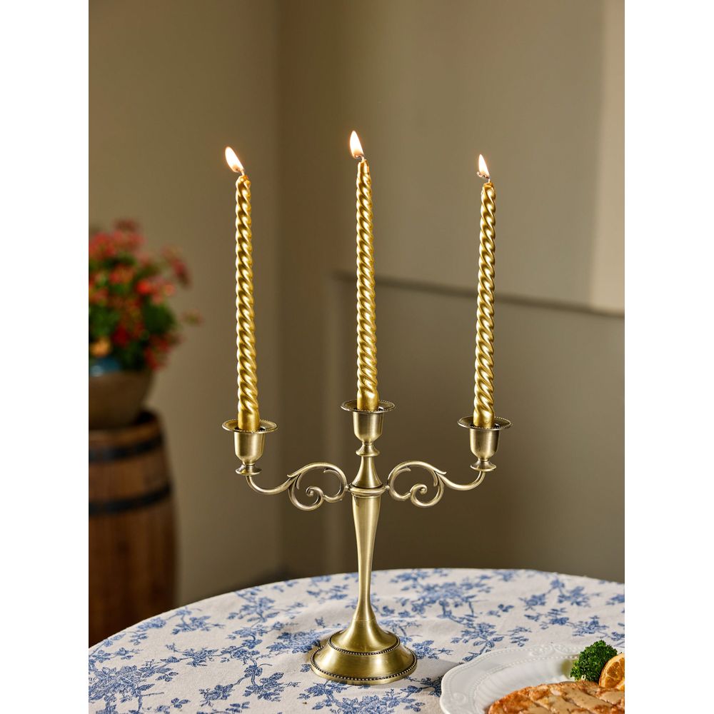 Home Decor Event - 1pc Alloy Candelabra Metal 5Arms 3