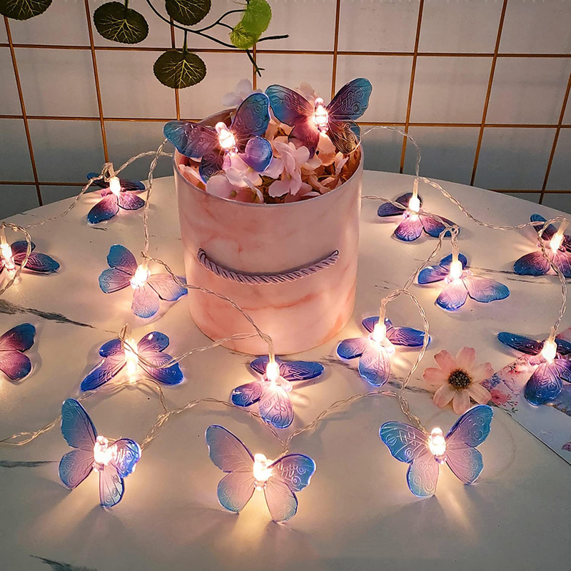 Home Decor Event - 1.5m/10LED Butterfly Light Battery Powered Fairy