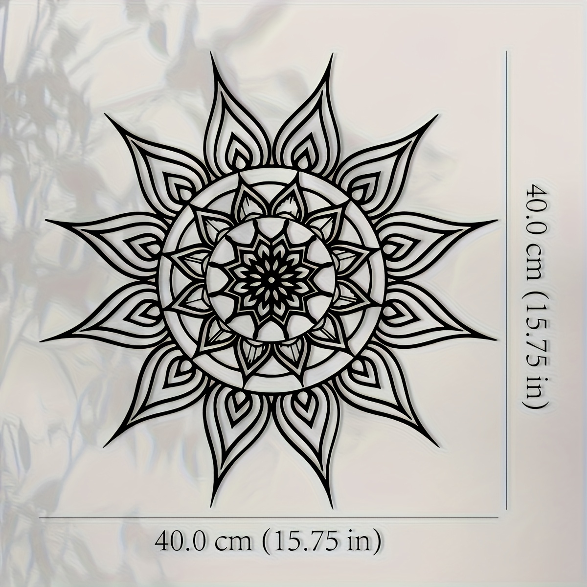 Home Decor Brand - Brand 2D Flat Black White Sun