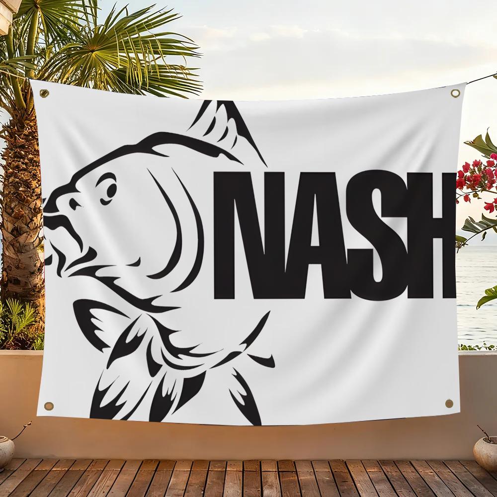 Home Decor Logo - N-Nash Fishing Logo Flags Indoor Outdoor