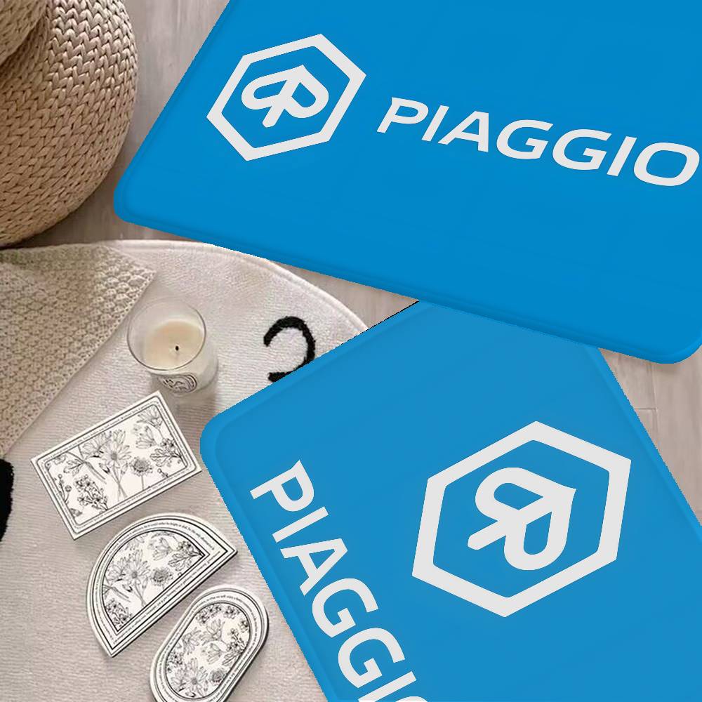 Home Decor Logo - P-Piaggio Logo Floor Mat Rectangle Anti-slip