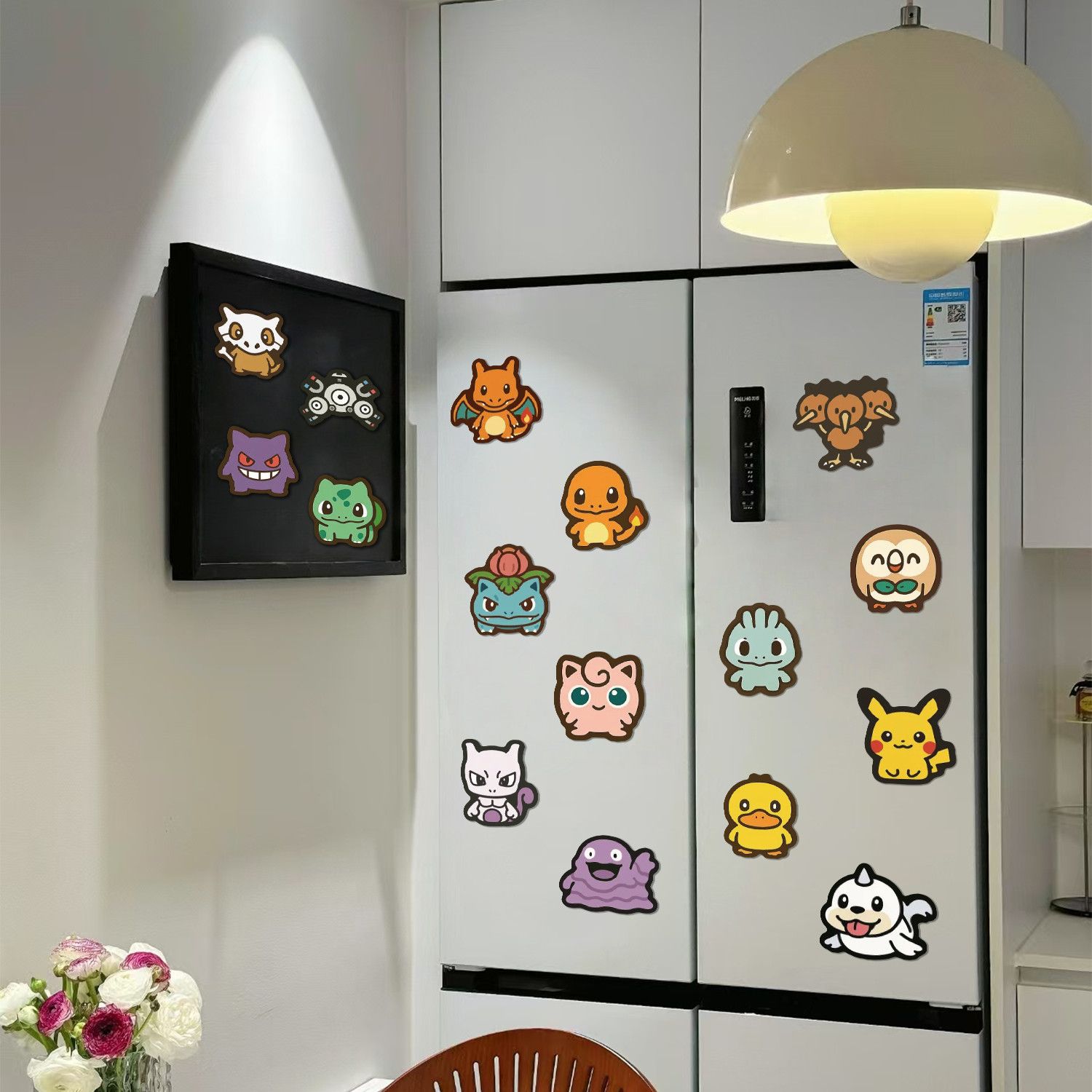 Home Decor Kolkata - Multiple‑style Pokemon Cartoon Fridge Magnet PVC