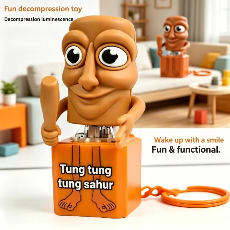 Home Decor Manufacturers - New Tung Tung Tung Sahur Keychain