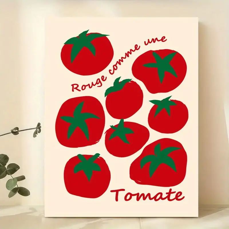Modern Colorful Red Tomatoes W - Home Decor Kolkata review and price