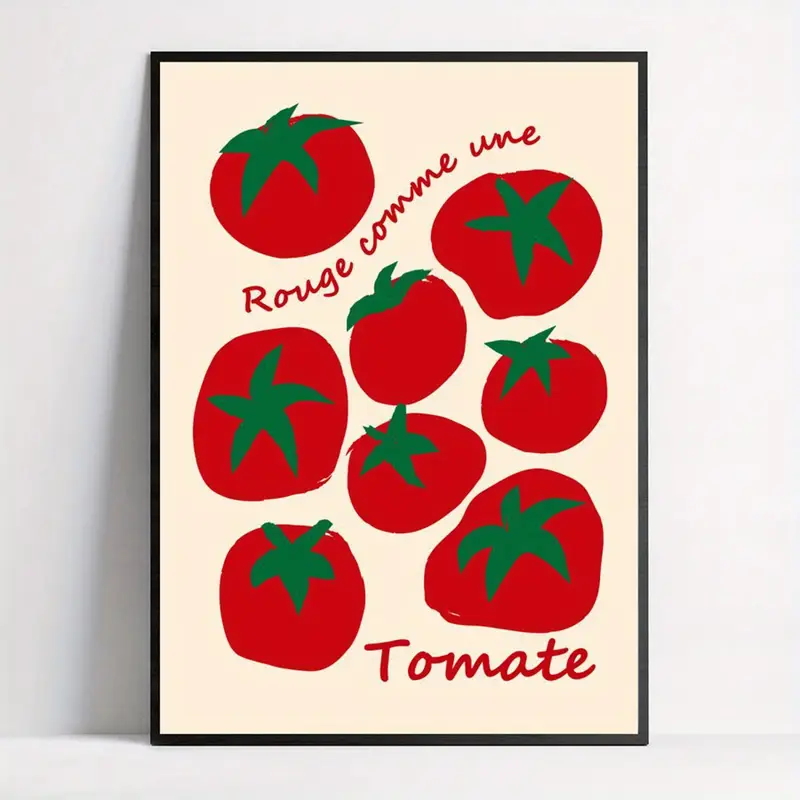 Modern Colorful Red Tomatoes W - Home Decor Kolkata review and price