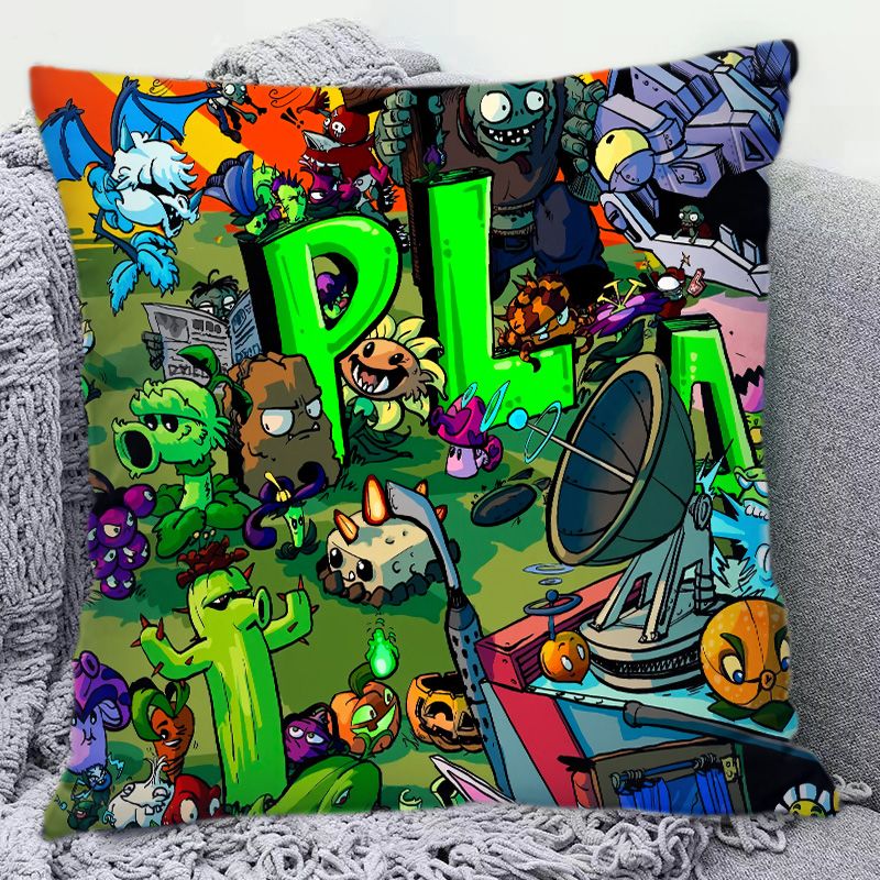 Plants Vs. Zombies Cute Cartoo - Home Decor Sofa review and price