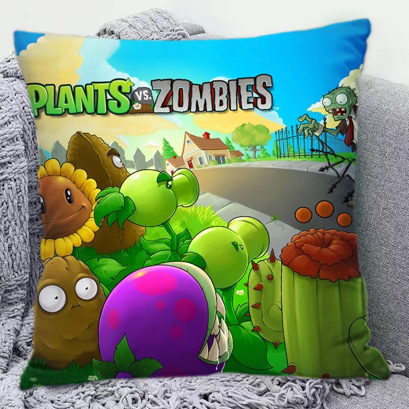 Plants Vs. Zombies Cute Cartoo - Home Decor Sofa review and price