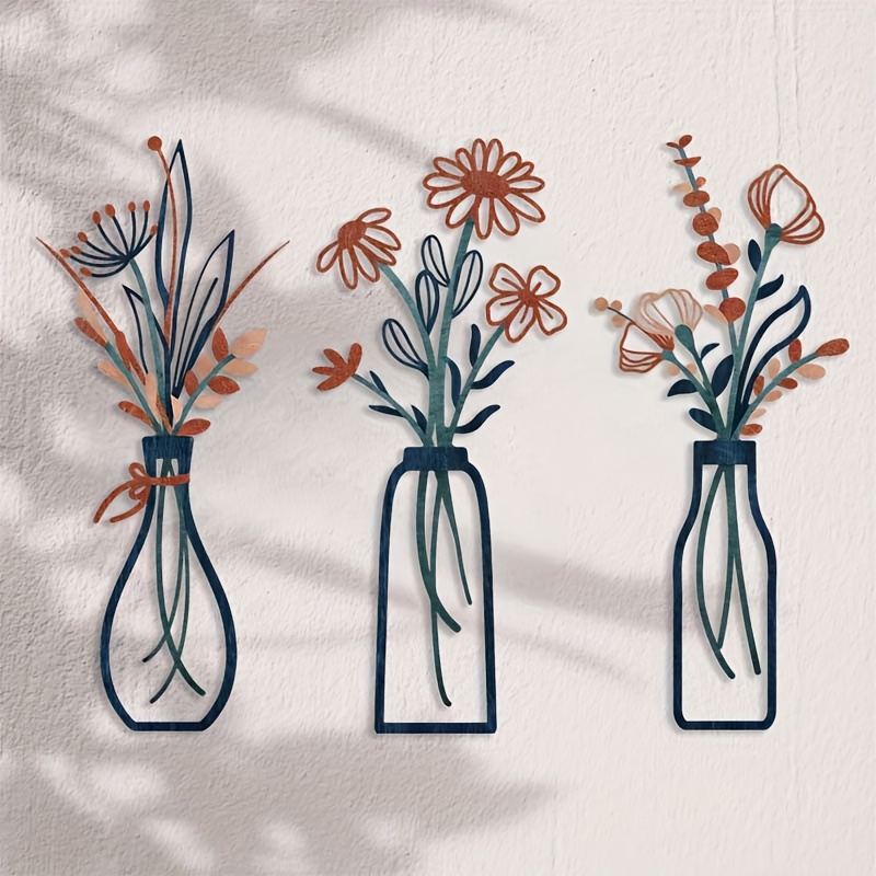 3 Large Floral Wall Art Sculpt - Home Decor Event review and price