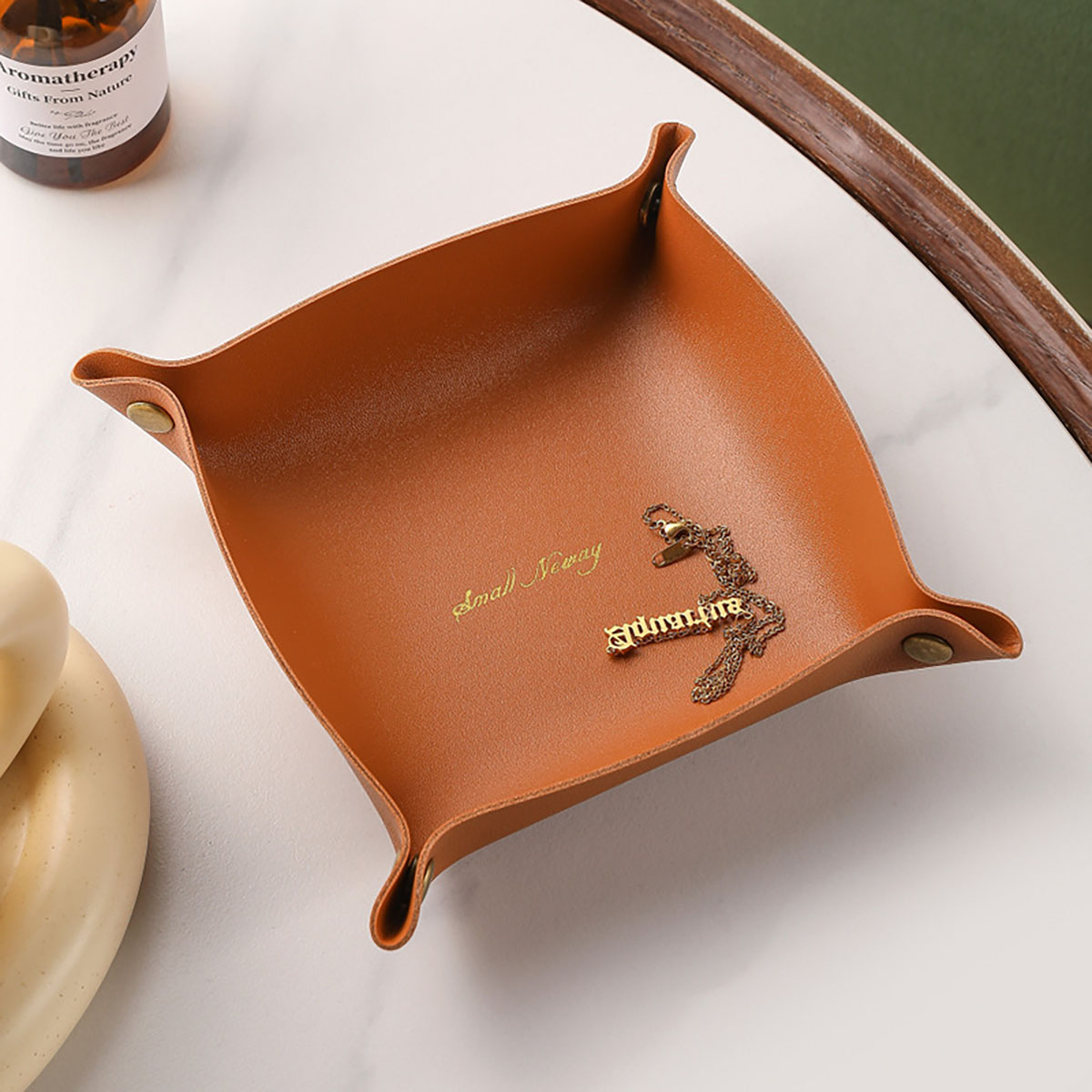 Nordic Style Leather Storage T - Home Decor Japandi review and price