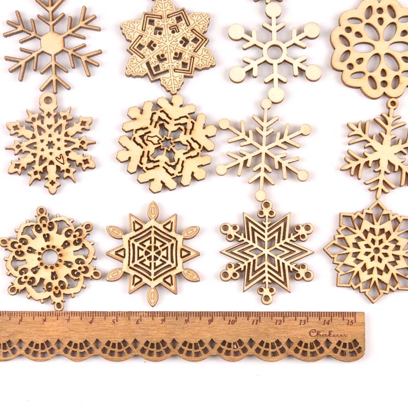 10pcs mix christmas snowflake  - Home Decor Scrap review and price