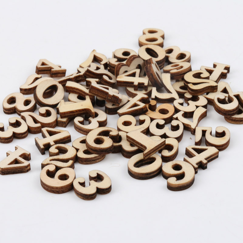 Mixed 0-9 Number Natural Woode - Home Decor Scrap review and price