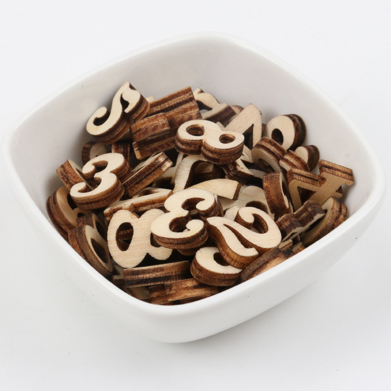 Mixed 0-9 Number Natural Woode - Home Decor Scrap review and price