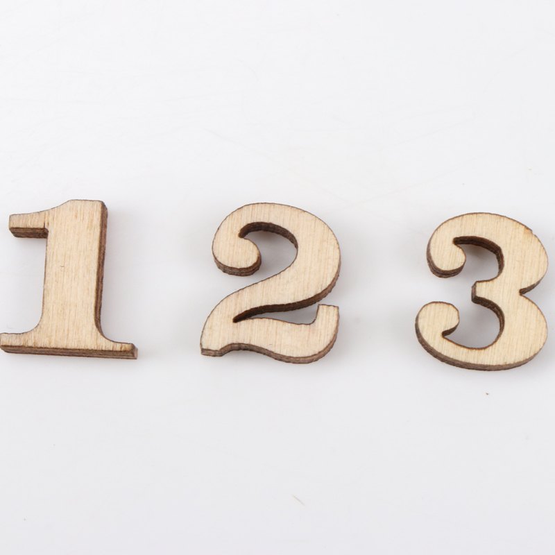 Mixed 0-9 Number Natural Woode - Home Decor Scrap review and price