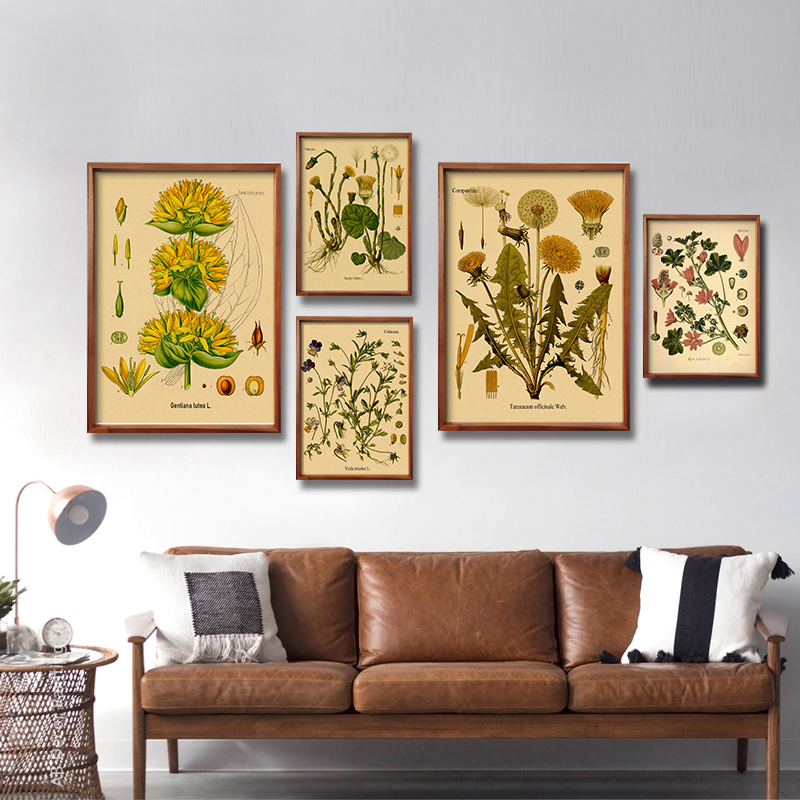 1pc frameless Plant Flower Stu - Home Decor Scrap review and price