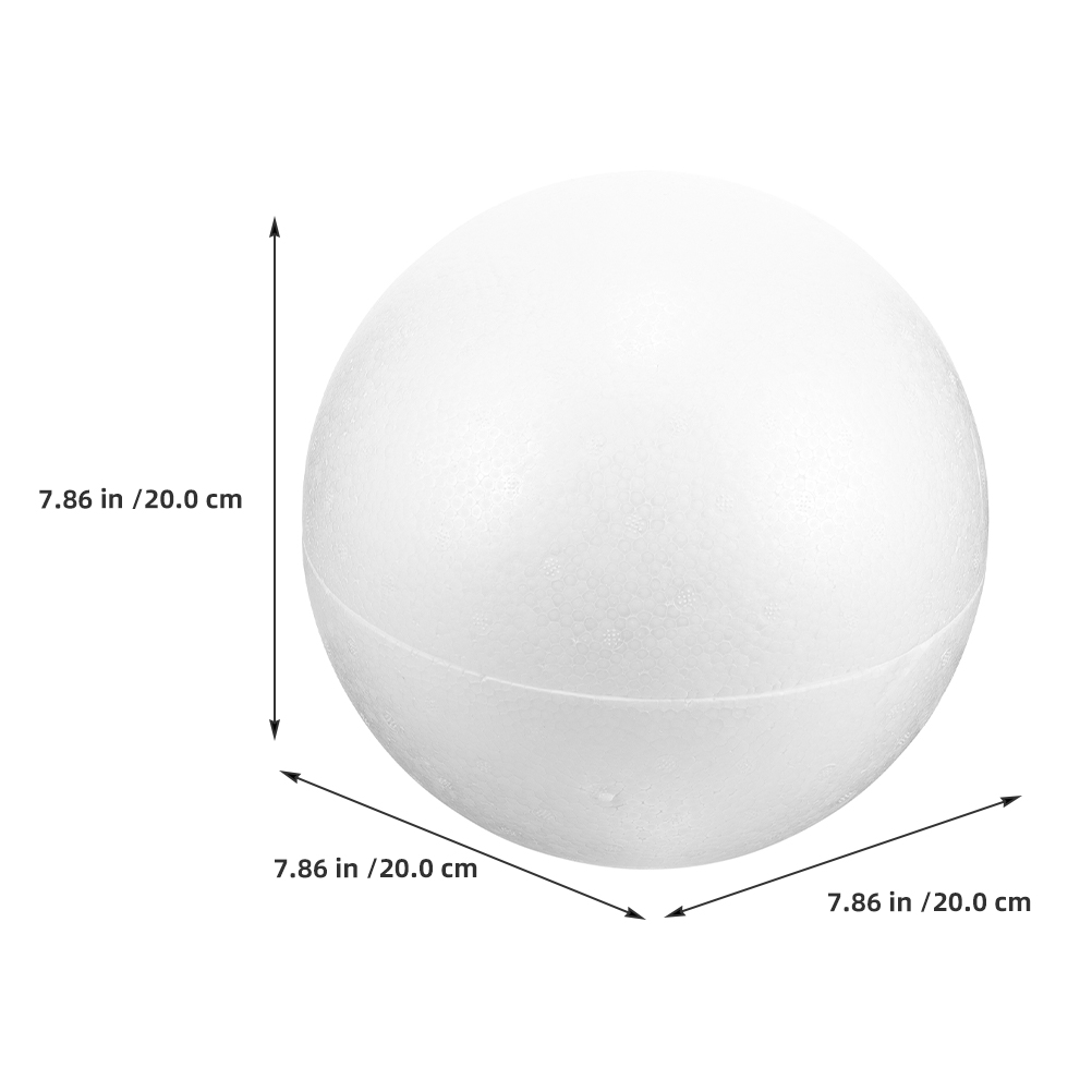 Foam 20cm White DIY Wedding De - Home Decor Handicraft review and price