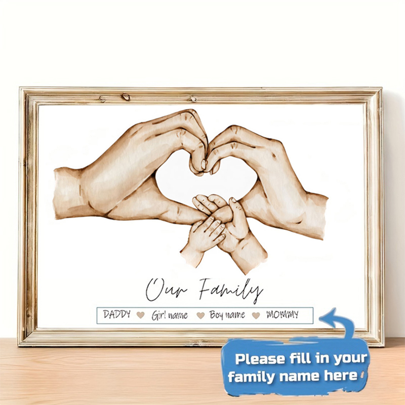 Personalized Custom Family Han - Home Decor Japandi review and price