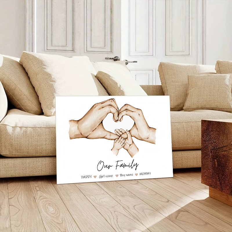 Personalized Custom Family Han - Home Decor Japandi review and price