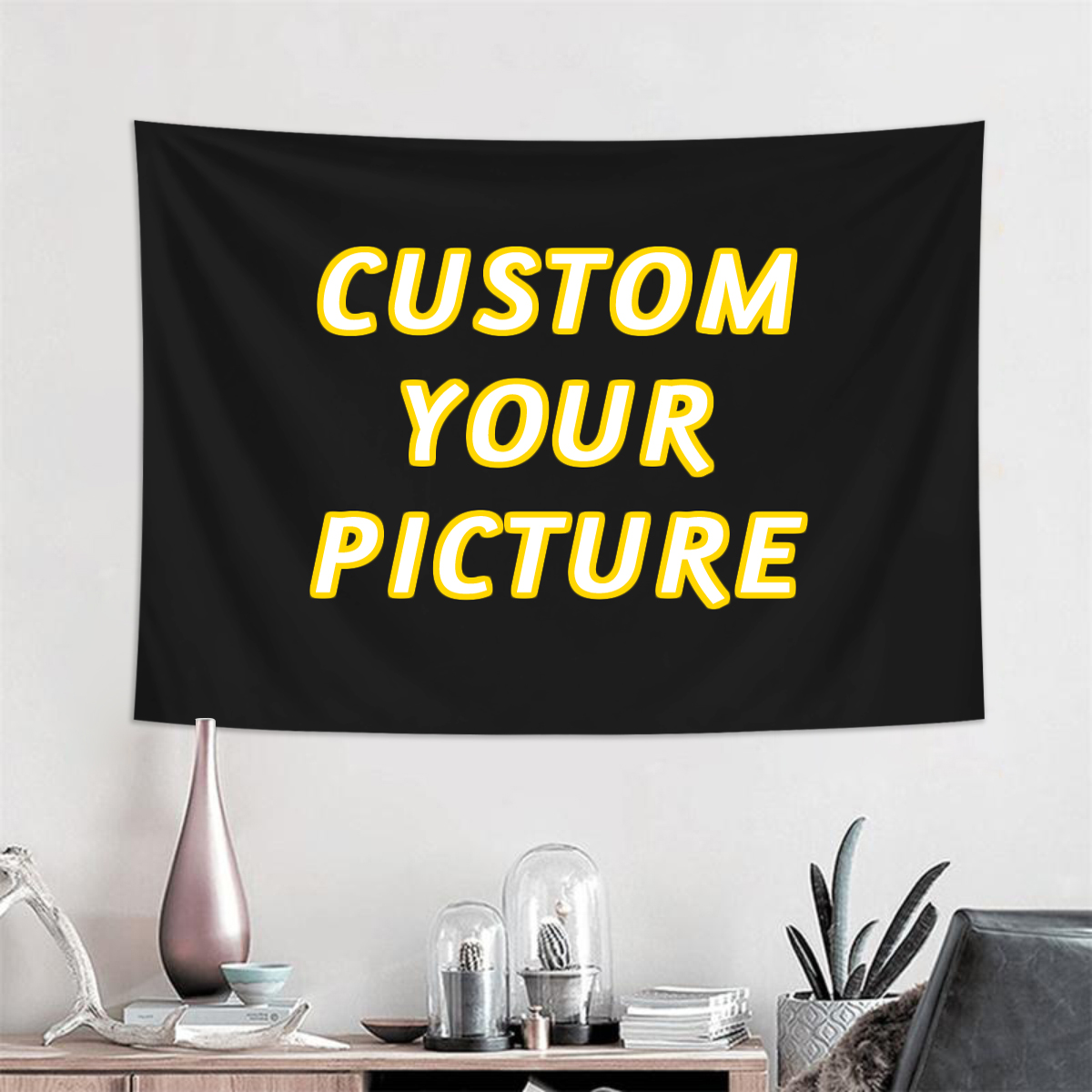 1pc Customized tapestries, cus - Home Decor Fabric review and price