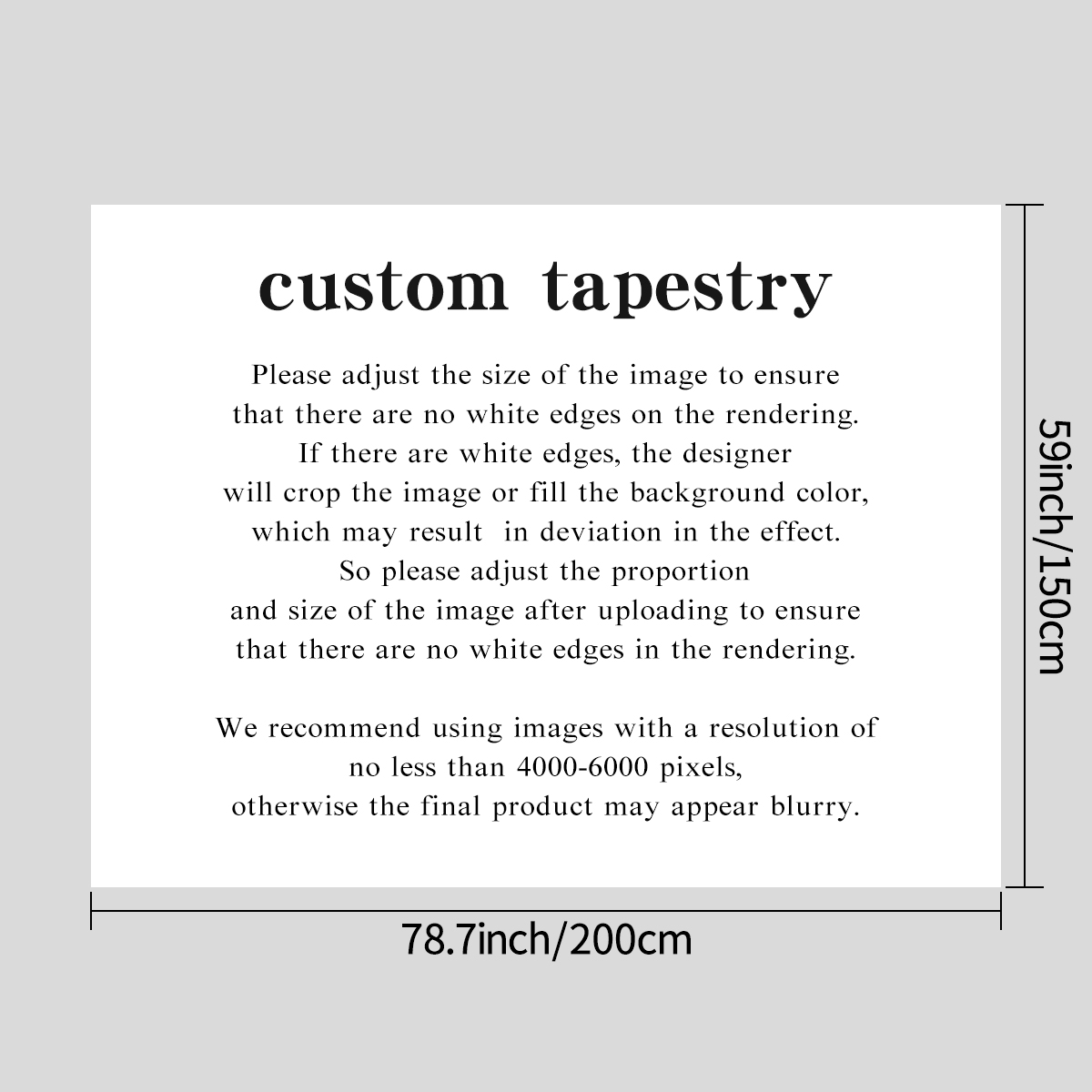 1pc Customized tapestries, cus - Home Decor Fabric review and price