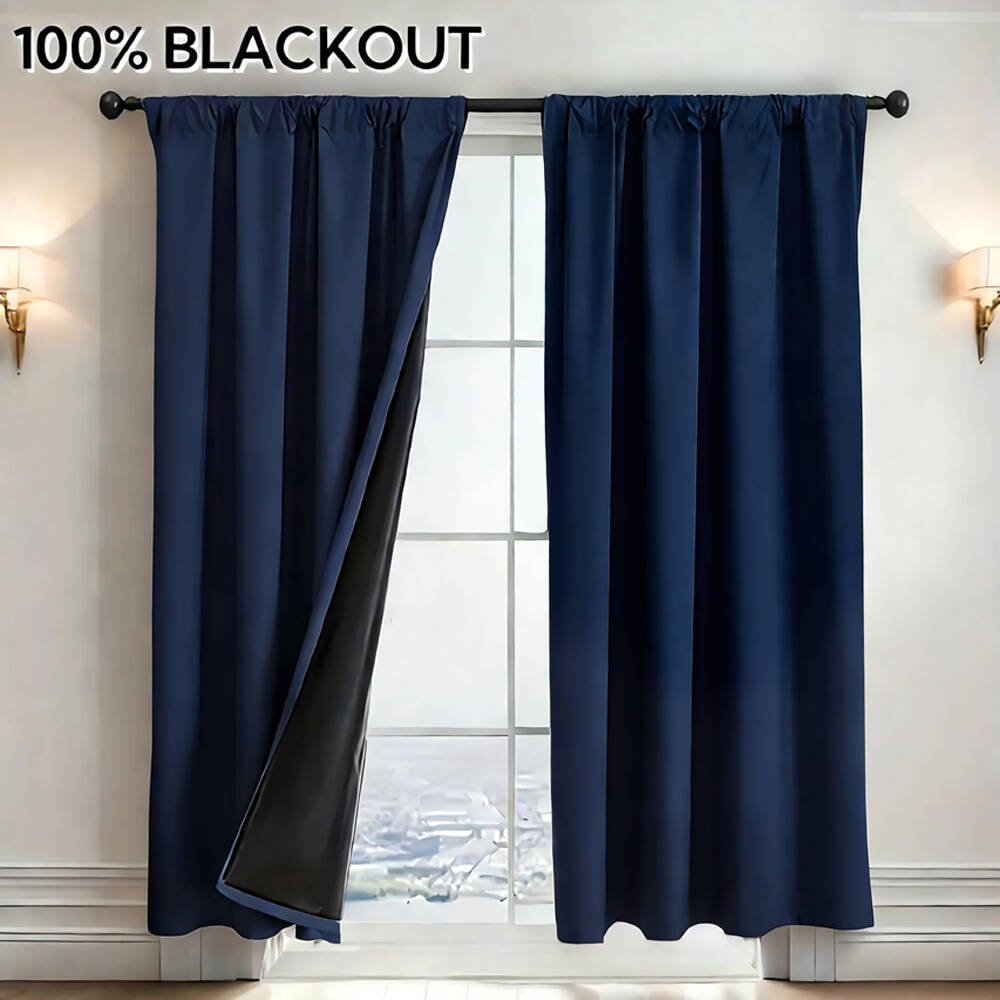 1pc 100% Blackout Curtain with - Home Decor Wall Panels review and price