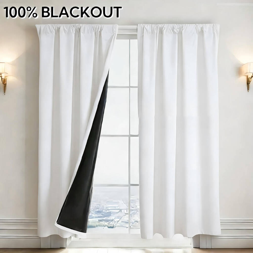 1pc 100% Blackout Curtain with - Home Decor Wall Panels review and price