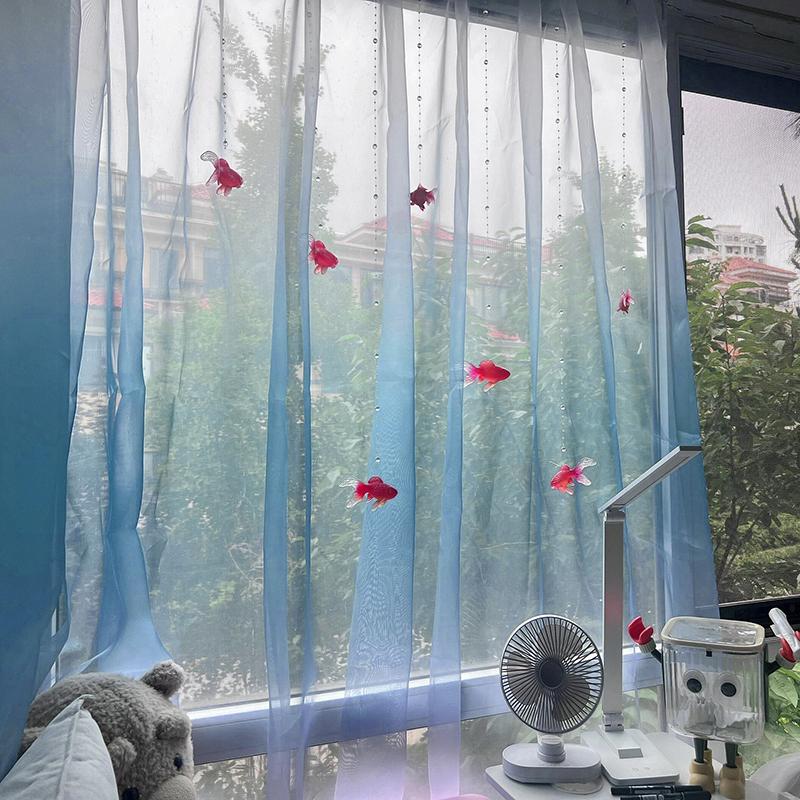 Light Blue Solid Sheer Voile W - Home Decor Wall Panels review and price