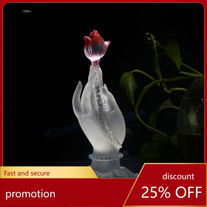 Cz glazed buddha's hand lotus  - Home Decor Handicraft review and price