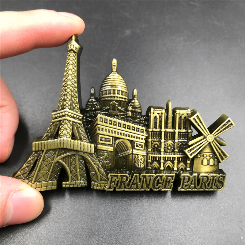 France Paris Metal 3D Cute Mag - Home Decor London review and price
