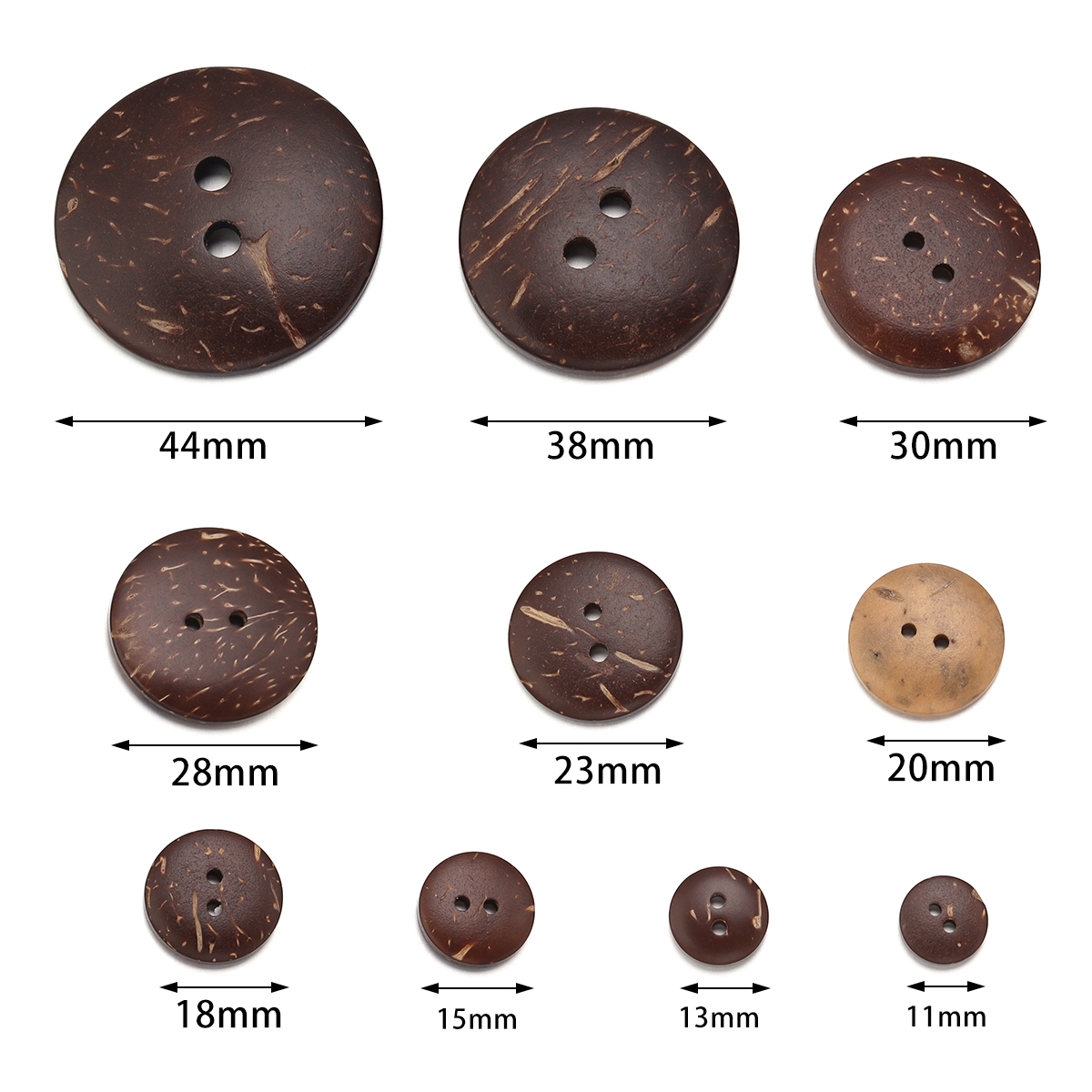 10-100Pcs Natural Coconut Shel - Home Decor Manufacturers review and price