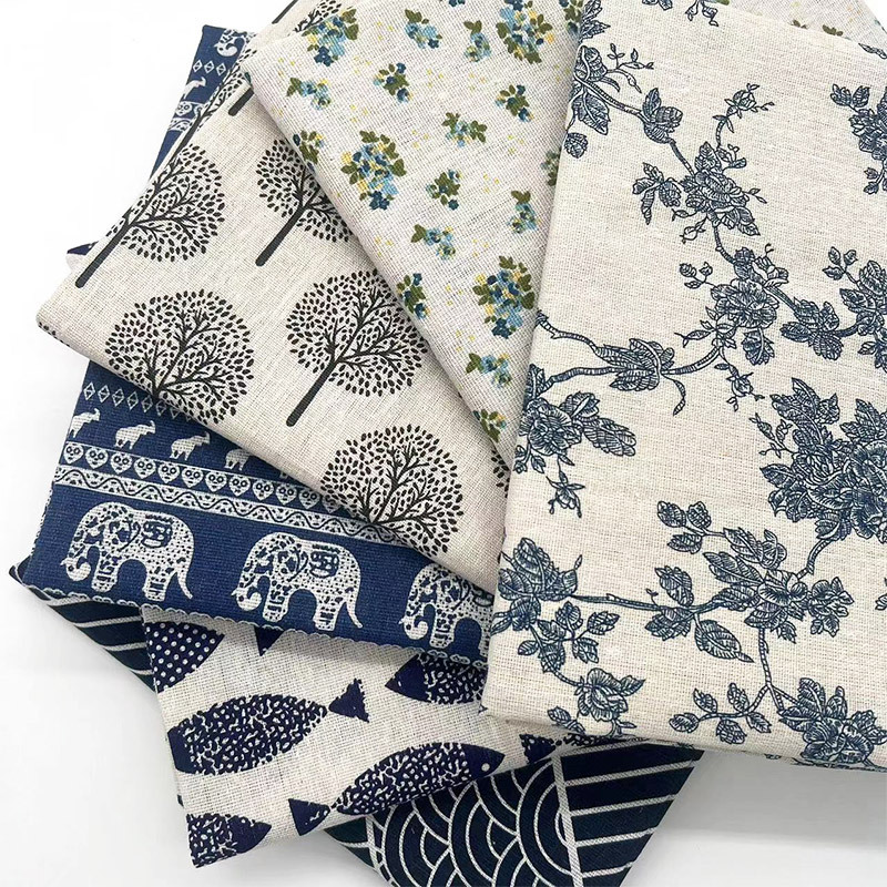 Retro Boho Floral Cotton Linen - Home Decor Fabric review and price