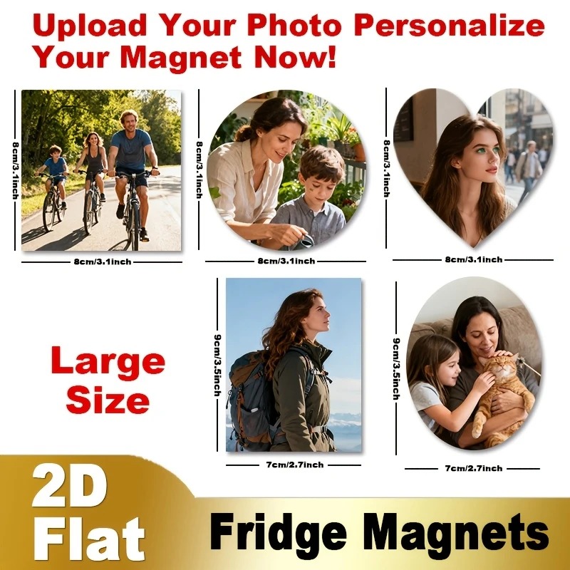 Custom Photo Fridge Magnet 2D  - Home Decor Kolkata review and price