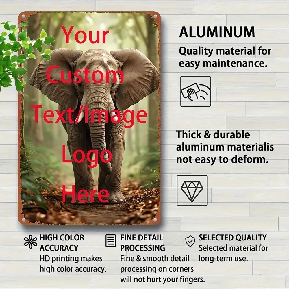 20.32×30.48CM Custom HD‑Print  - Home Decor Logo review and price