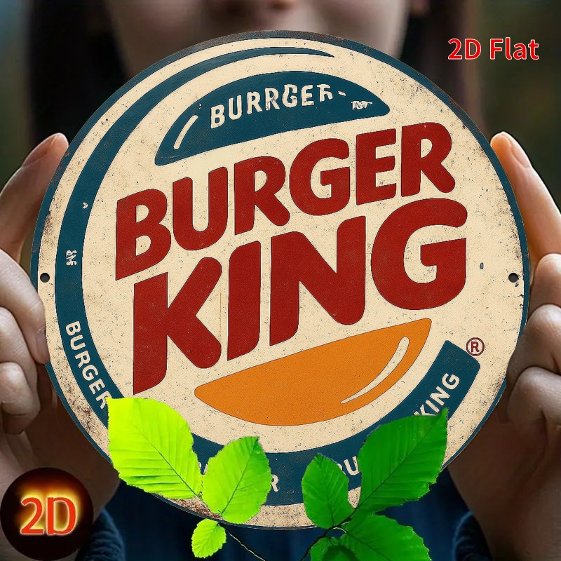 Burger King Retro wooden logo  - Home Decor Logo review and price