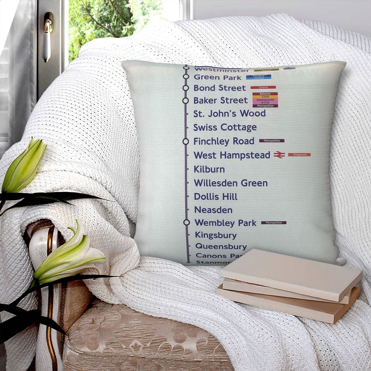 London Jubilee Line Westbound  - Home Decor London review and price