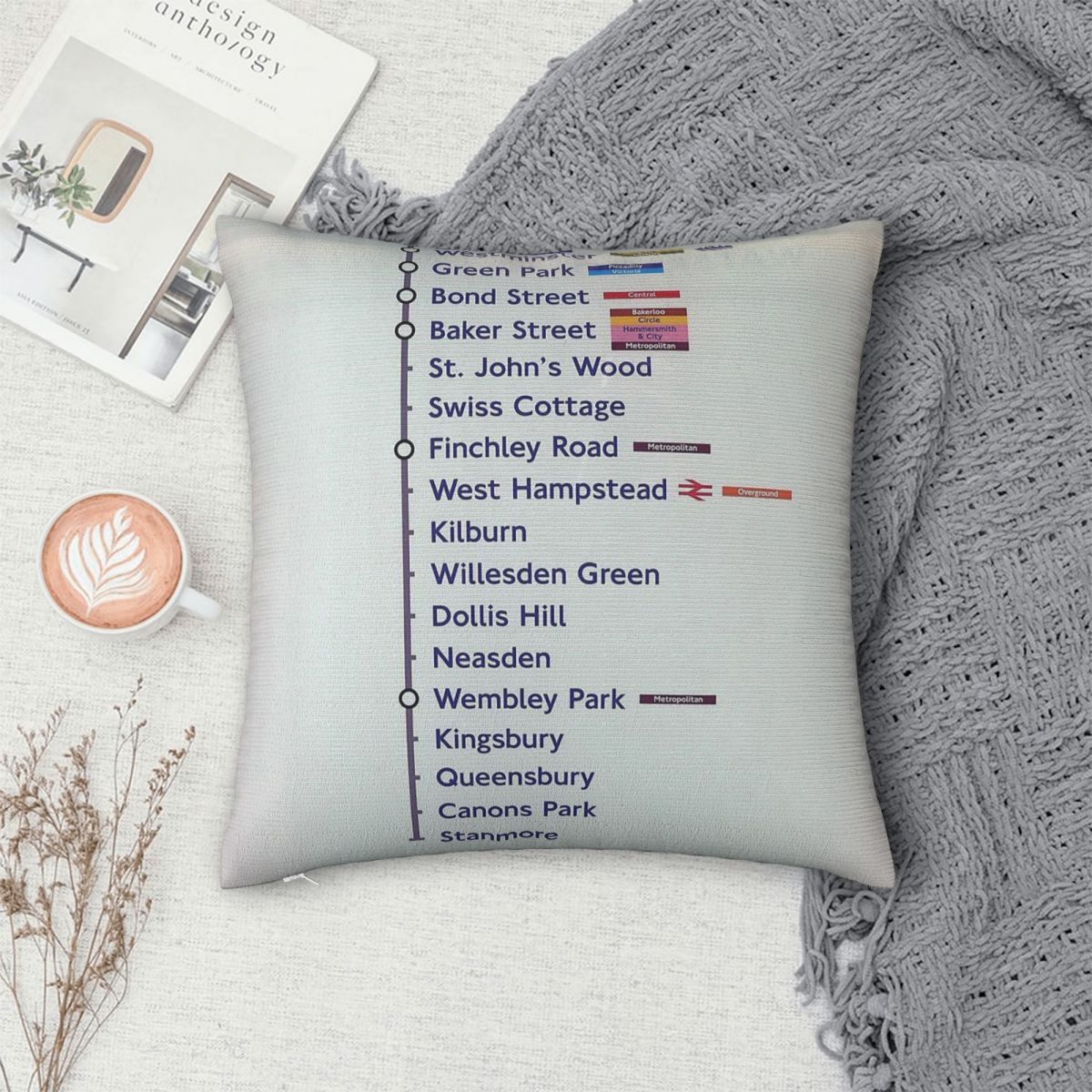 London Jubilee Line Westbound  - Home Decor London review and price