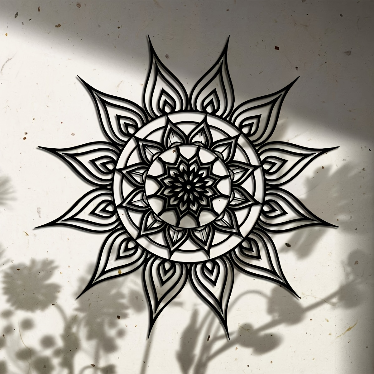 Brand 2D Flat Black White Sun  - Home Decor Brand review and price