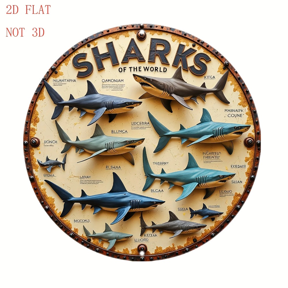 Shark Brand Aluminum Metal Wal - Home Decor Brand review and price