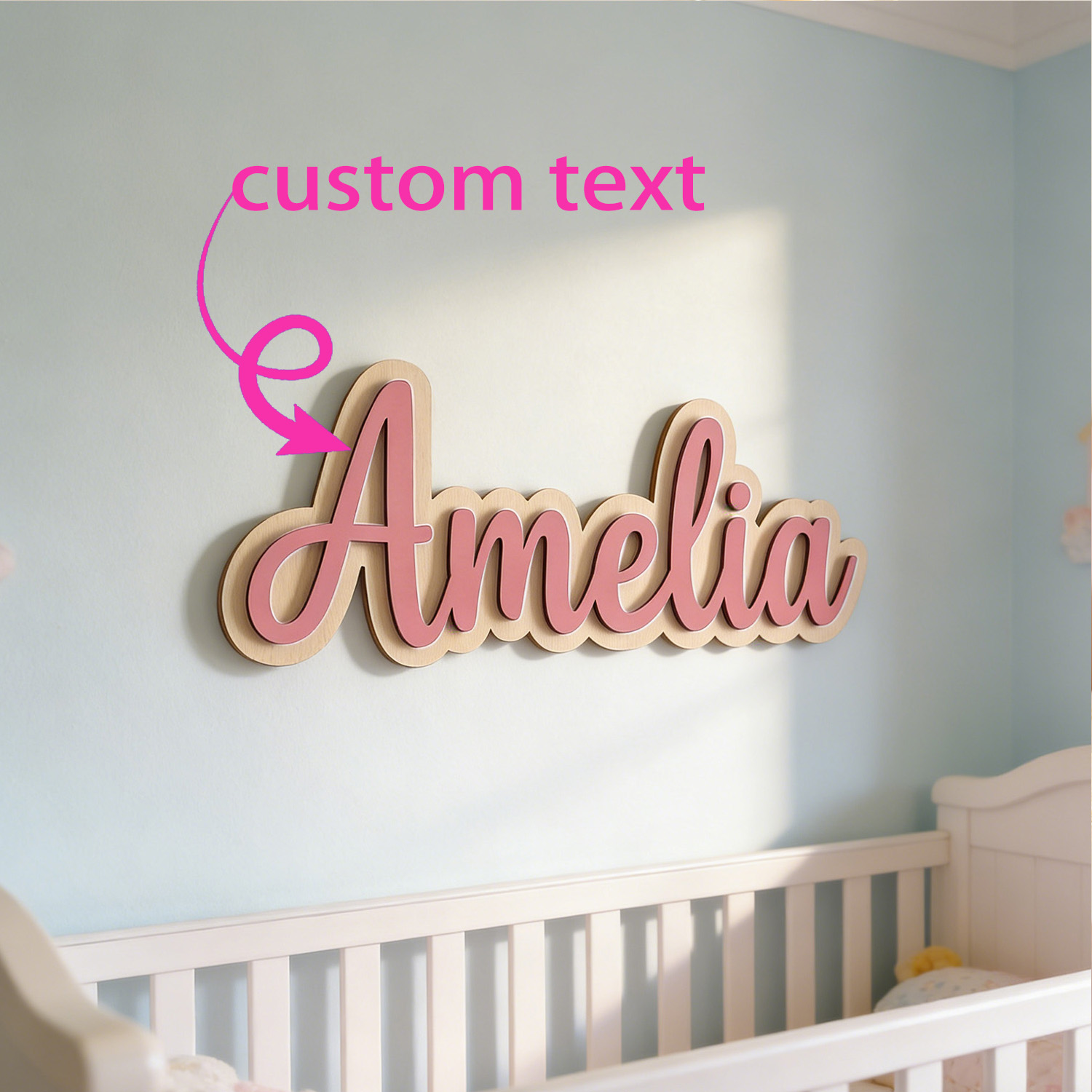 1pc Customized Double-layer Wo - Home Decor Brand review and price