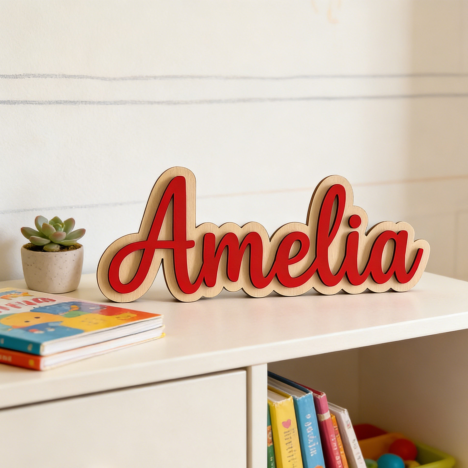 1pc Customized Double-layer Wo - Home Decor Brand review and price