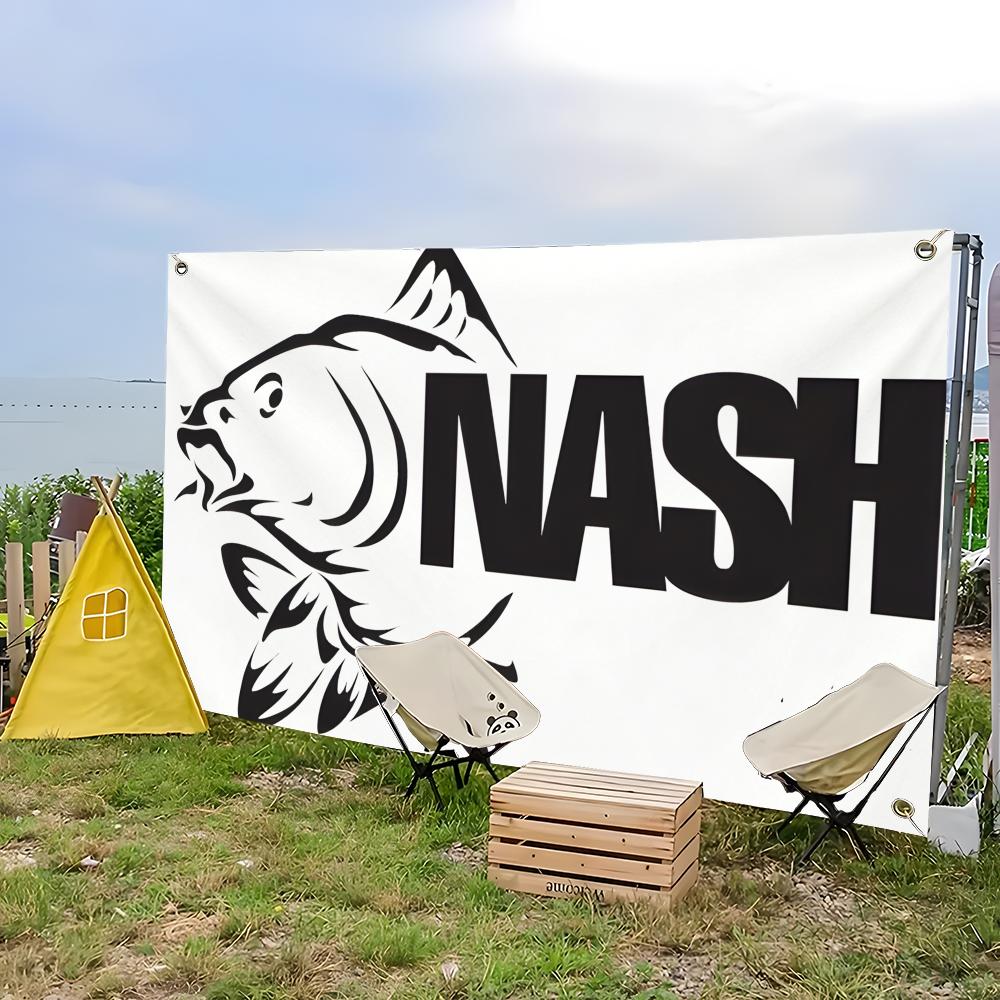 N-Nash Fishing Logo Flags Indo - Home Decor Logo review and price