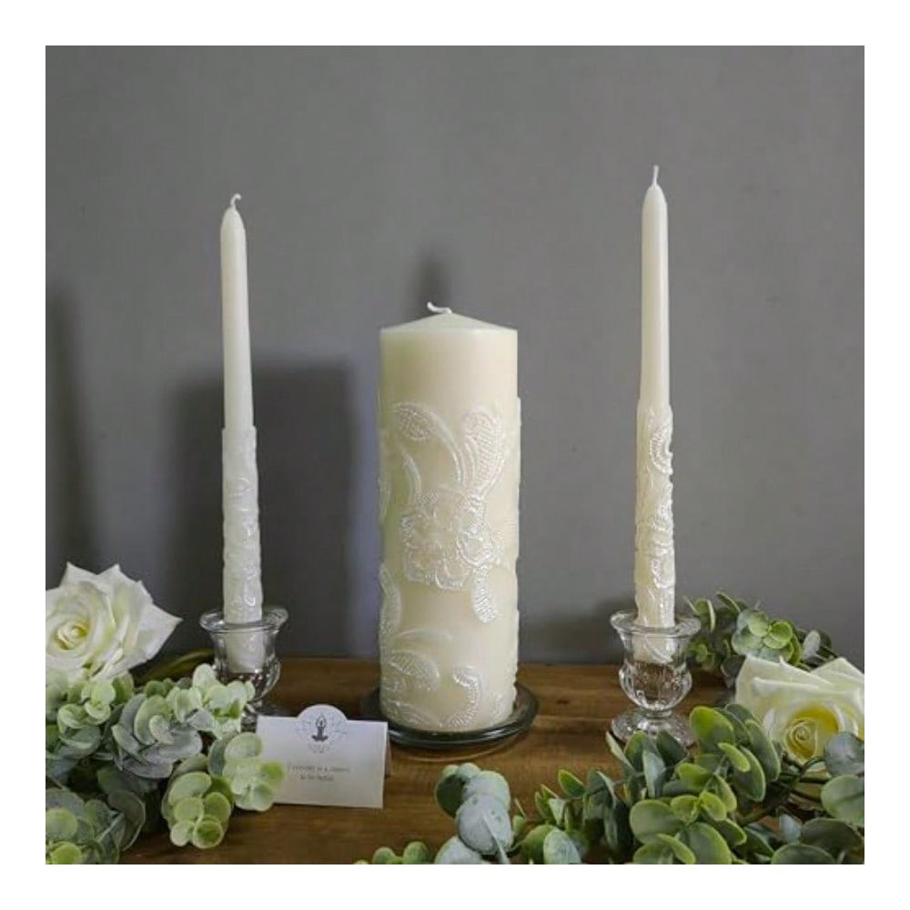 Inch High Cream Wedding Unity  - Home Decor Event review and price