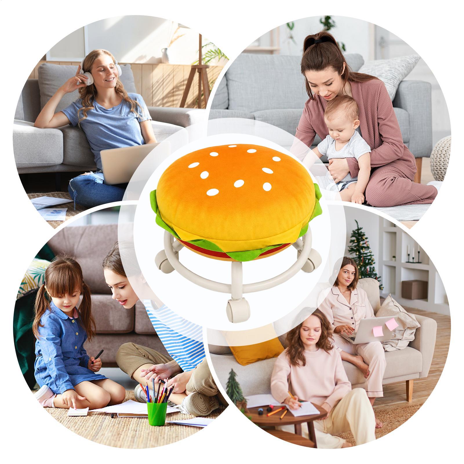 Stool With Wheels Soft Cute Co - Home Decor On Wheels review and price