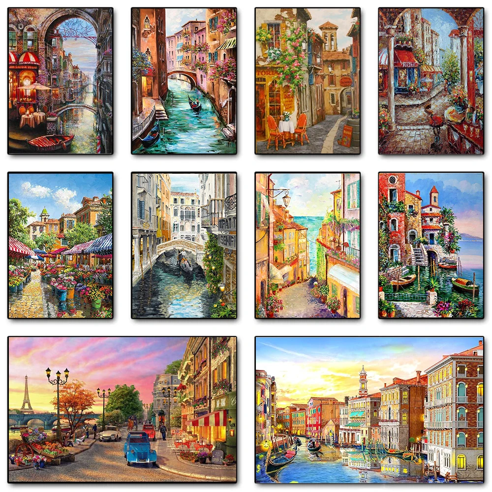 Modern Paris Street Landscape  - Home Decor Japandi review and price