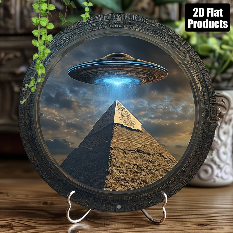 Pyramid UFO Theme Round Alumin - Home Decor Kolkata review and price