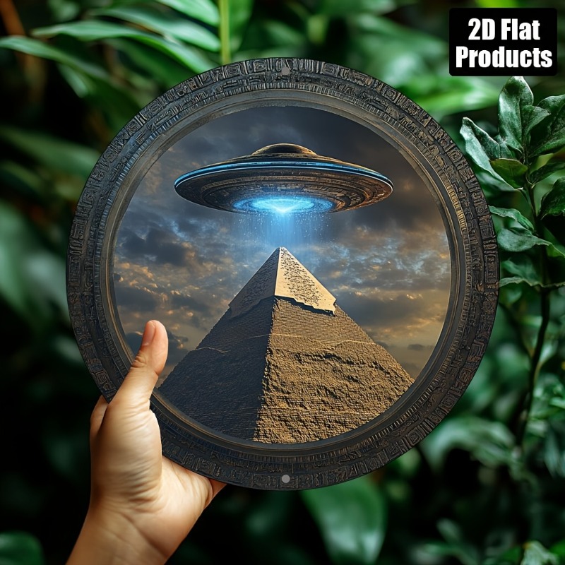 Pyramid UFO Theme Round Alumin - Home Decor Kolkata review and price